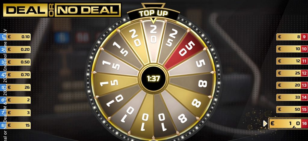 Deal or no deal jogar online.