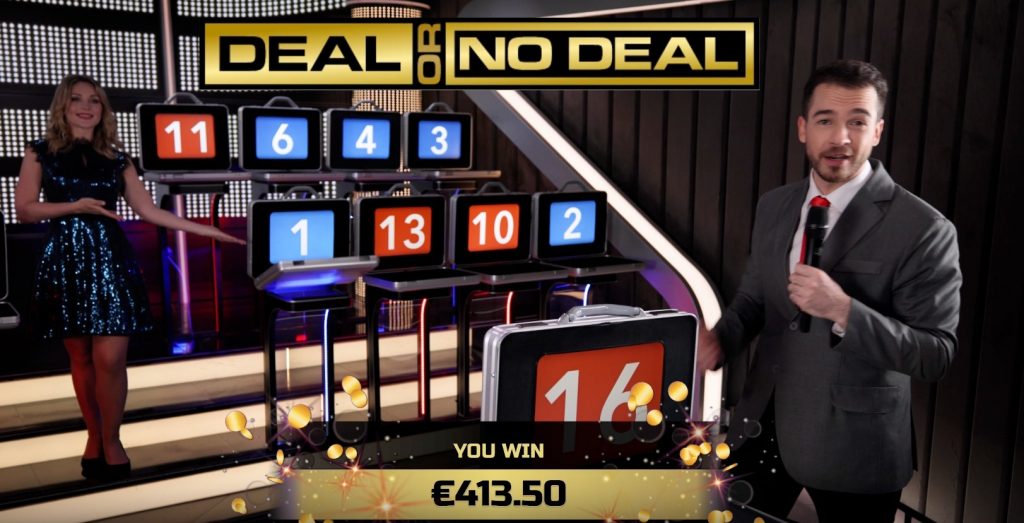 Spielen deal or no deal.
